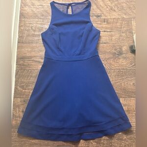 Royal Blue Sz Small Fit N Flare Dress